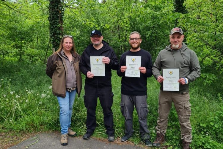 Kleingruppe in der Ausbildung