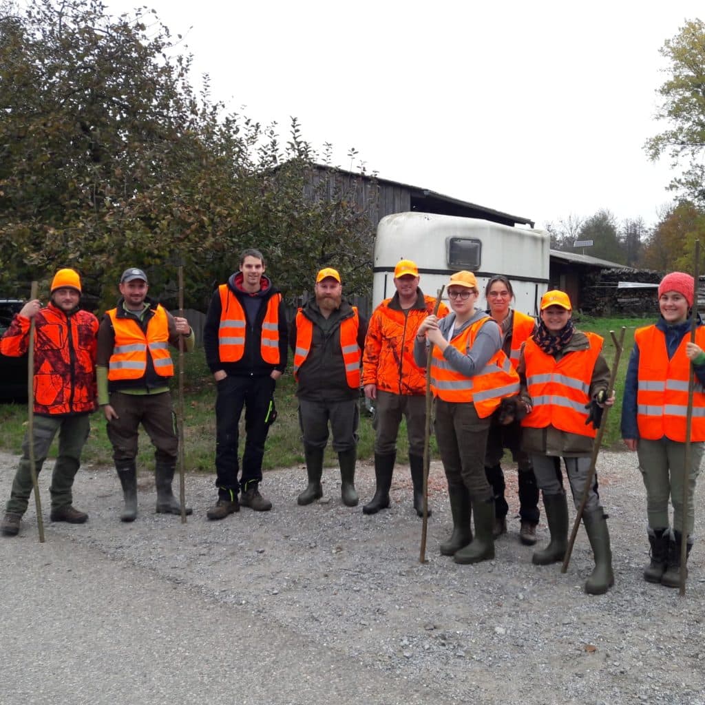 Treiberseminar für Gesellschaftsjagd